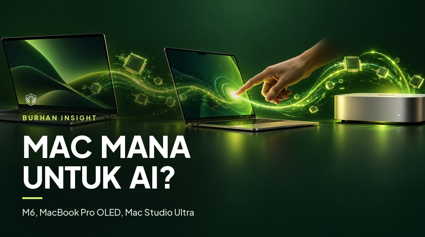 MacBook Pro OLED, M6, atau Mac Studio Ultra: Mana untuk Kerja AI?