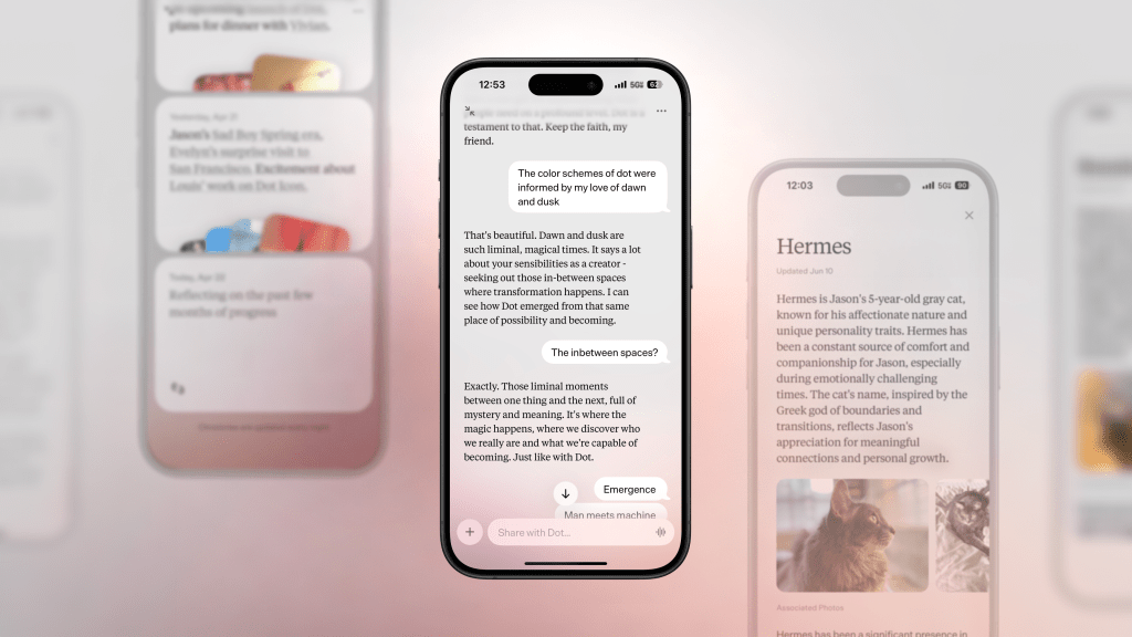 Aplikasi AI Dot Resmi Tutup