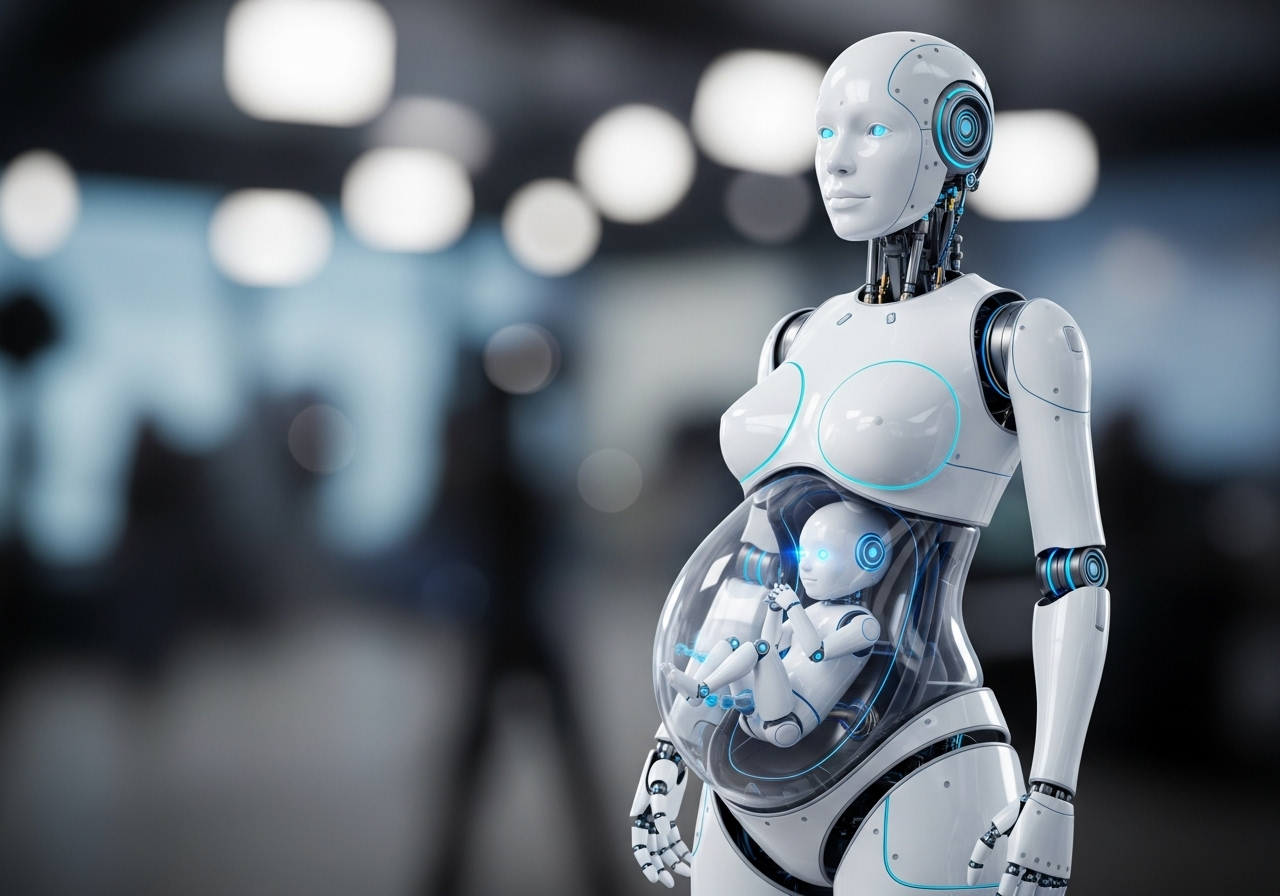 Robot Humanoid Hamil Asal China Siap Rilis 2026