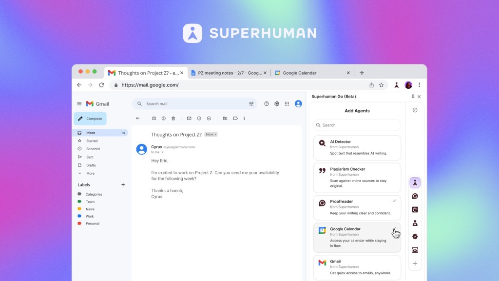 Grammarly Ganti Nama Jadi Superhuman, Luncurkan AI Assistant